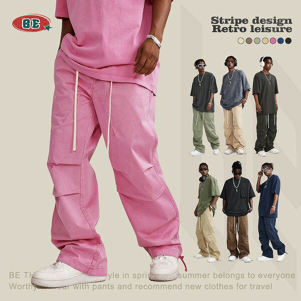 メンズファッション ワークパンツ 男女兼用 ストリート系 カーゴパンツ 春夏秋 新作★全7色