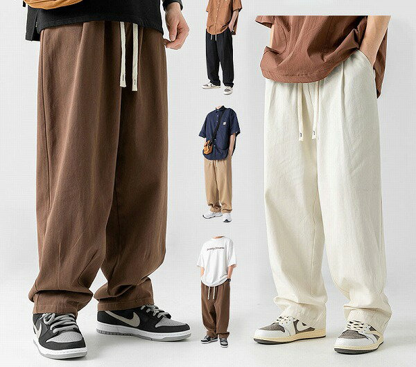 メンズファッション 綿製 ワークパンツ 男女兼用 カジュアル ボトムス 春秋 新作★全4色