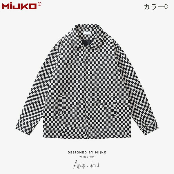 メンズファッション シャツ ジャケット 男女兼用 ストリート系 アウター 秋冬 新作★全3タイプまとめ