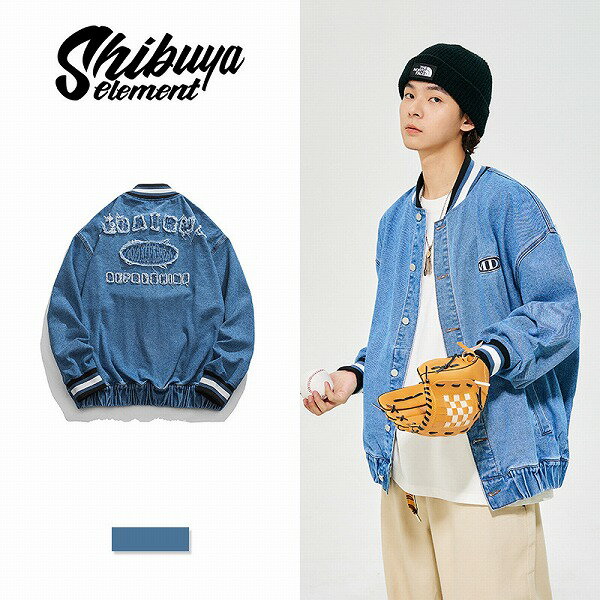 メンズファッション 刺繍入り デニムジャケット 男女兼用 カジュアル デニムアウター 秋 新作★