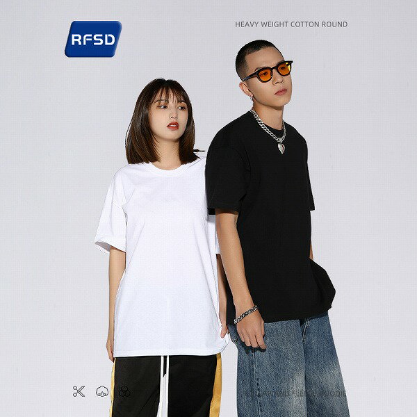 メンズファッション 切り替え用 無地 半袖Tシャツ 男女兼用 カジュアルトップス 春夏 新作★全2色