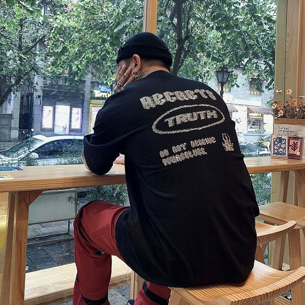 メンズファッション ラウンドネック 半袖Tシャツ 男女兼用 ストリート系トップス 春夏 新作★