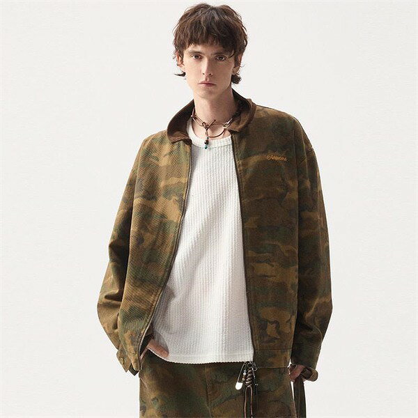 P20817 迷彩 ジャケット カジュアル 春夏新作 メンズトップス アウター 長袖
