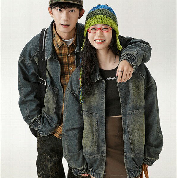 P5 デニム メンズトップスジャケット 長袖 男女通用アウター 春夏新作