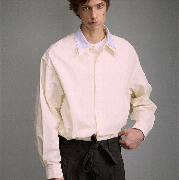 P7 メンズ トップス 春夏新作 ファッション ワイシャツ チェック 欧米風 長袖