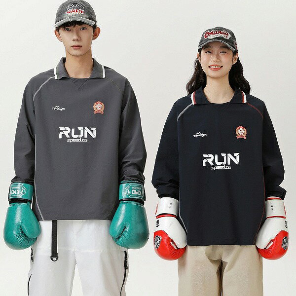 P1 パーカー 秋冬新作 スポーツ メンズ カジュアル 男女通用 字母プリント コントラスト色(4)