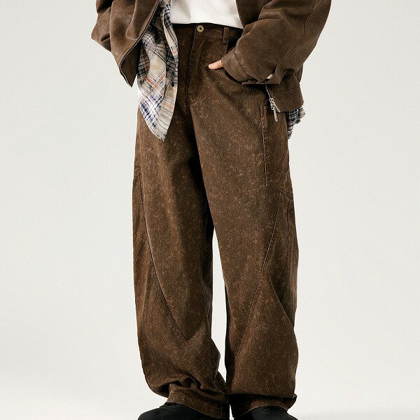 P18706メンズ ズボン ファッション ヴィンテージ カーゴパンツ カジュアル 秋新作ストレート