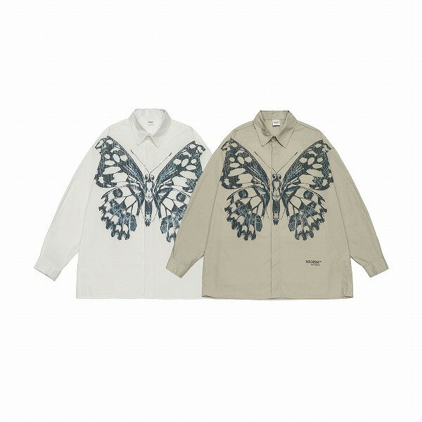 P18389 長袖 アニマル メンズ ワイシャツ カジュアル 新作秋冬 トップス 韓国風