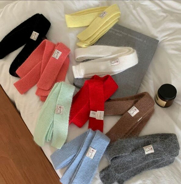 秋冬新作 レディース ニット 毛糸 ロング マフラー ストール 厚手 防寒 男女兼用