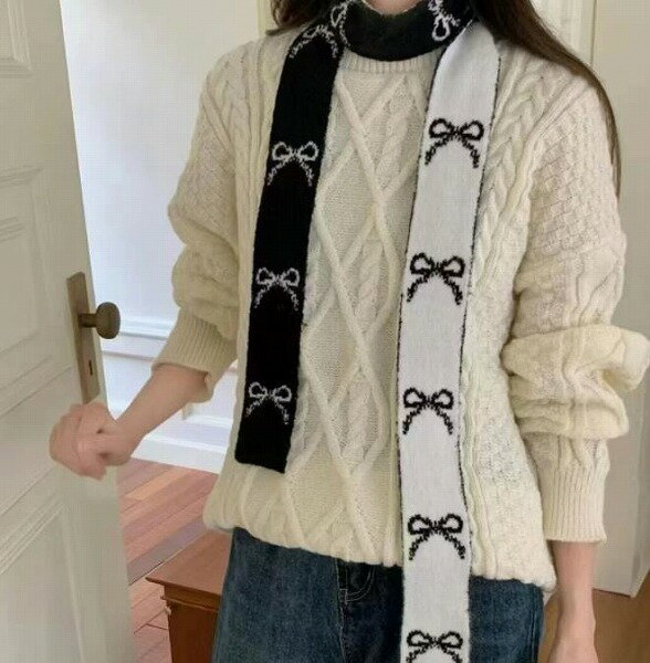 秋冬新作 レディース ニット 毛糸 ロング マフラー ストール 防寒 男女兼用