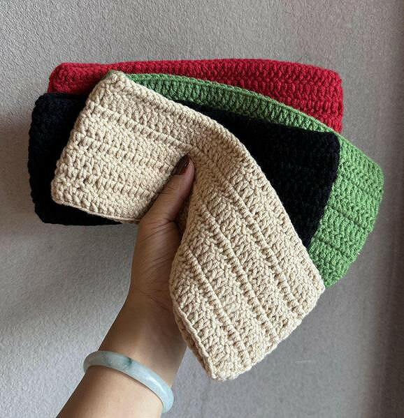 春秋新作 レディース ニット 毛糸 ヘアアクセサリー★ヘアバンド★髪飾り カチューシャ