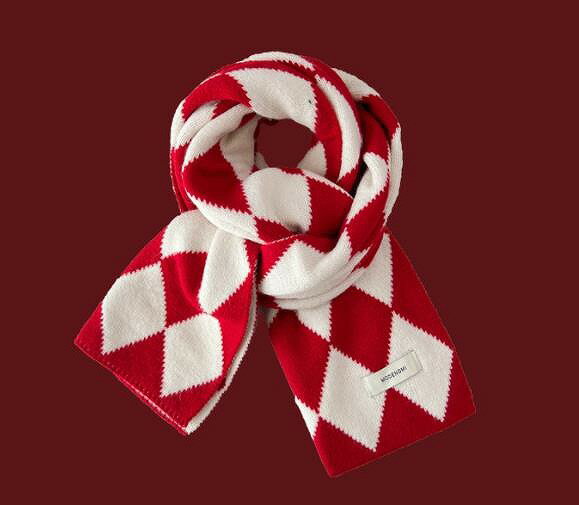 秋冬新作 レディース ニット 毛糸 スカーフ マフラー ストール 襟巻 雑貨 4色