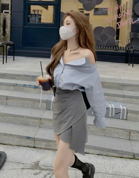 春夏新作 ボトムス 女 レディース 無地 ハイウエスト ミニ スカート タイトスカート S/M