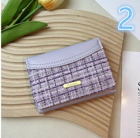 コインケース 折りたたみ財布 ポーチ カードケース PU フェイクレザー レディース