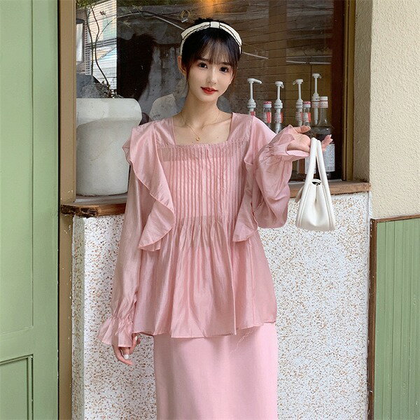 長袖 洋風 上着 ヤングスタイル 大きいサイズ シャツ 肌にやさしい 夏 新品 日よけします
