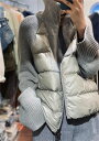 満足度99% 縫付 大人気 快適である 短いスタイル ファスナー ダウン セーター カジュアル コート(4)