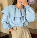 FW 今年大人気 sweet系 お出かけ シャツ 大人気 上着 夏 パフスリーブ ジェントルスタイル