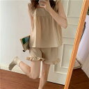 今が絶対買い流行 ショートパンツ 2点セット 新品 怠惰な風 ベアトップ sweet系 パジャマ