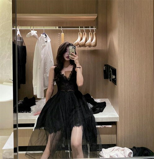 ミニスカート レース セクシー 縫付 受け取って腰 sweet系 キャミワンピ ギャザリング ミニスカート レース セクシー 縫付 受け取って腰 sweet系 キャミワンピ ギャザリング