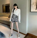 この1枚で今年風に 大人気 シャツ 快適である sweet系 ミニスカート ゼブラ柄 2点セット 肌にやさしい