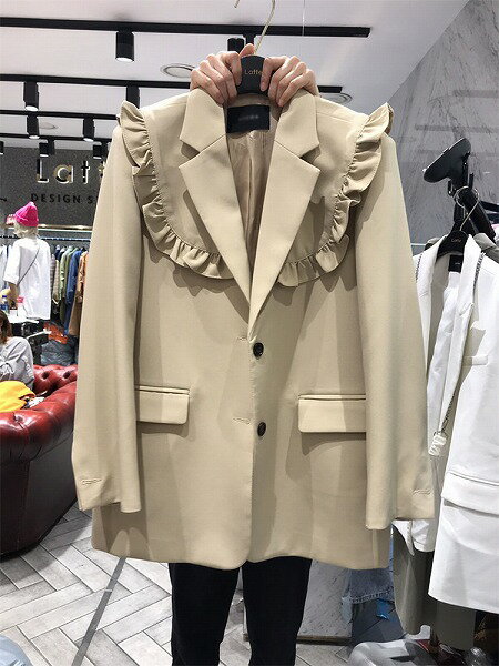 ニューイヤーウェア 長袖 新品 単体ボタン スリム 大人気 快適である コート 怠惰な風 スーツ