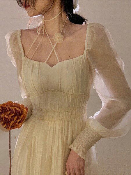 美貌であなたの心を襲う ワンピース スリム ロングスカート 大人気 受け取って腰 プリンセススタイル