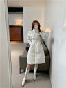 シルエットが美しい ベルト コート 受け取って腰 シンプル パッド入りの服 重工業 ダイヤモンド格子(4)