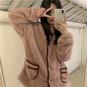 とてもファッション ルームウェア パジャマ セット 暖かい 厚手 sweet系 大人気 怠惰な風