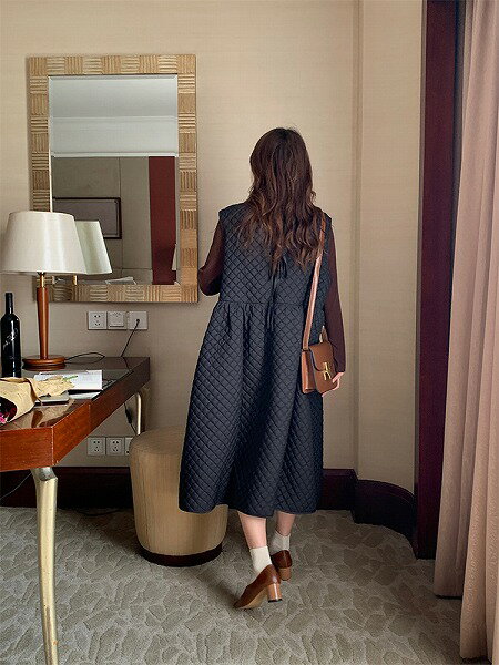 コーデを格上げ ロングスカート コットン服 ワンピース 冬 デザインセンス カジュアル 快適である