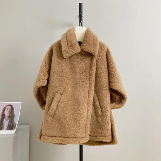 本物毛皮コートポンチョ 新作 レディース