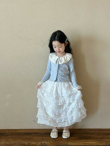 春新作 韓国風 カーディガン スカート わけて販売 90-140CM