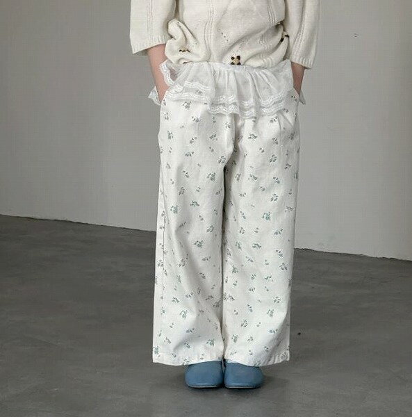 春夏新品 ボトムス ワイドパンツ ズボン 90-150Cm