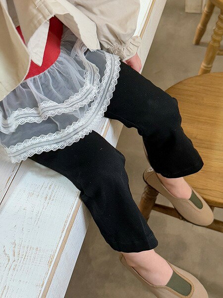 春夏新品 ボトムス レギンス ラッパパンツ ズボン 2色 90-150Cm