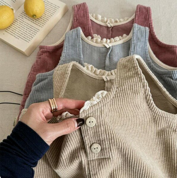 春夏新品 ボトムス サロペット ズボン 3色 80-130Cm