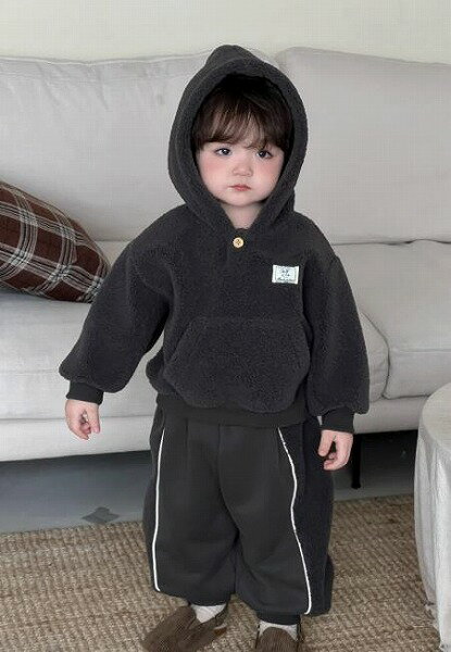 冬新品 ベビー服 トップストレーナー スウェット+ ズボン セットアップ 73-100CM