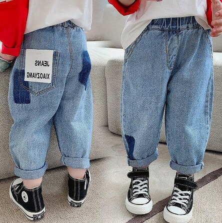 子供服 キッズ ボトムス ジーンズ デニムズボン 100-150CM 子供服 キッズ ボトムス ジーンズ デニムズボン 100-150CM