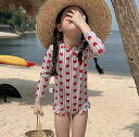 韓国風子供服 海水浴 温泉 水着 オールインワン 連体水着