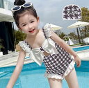 韓国風子供服 海水浴 温泉 水着 オールインワン 連体水着(4)