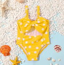 子供服 キッズ ビキニ着 連体水着 温泉可用 おしゃれ水着
