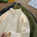 メンズ・ コート・アウター・ 長袖・ニット・セーター・トップス・M〜3XL 3色