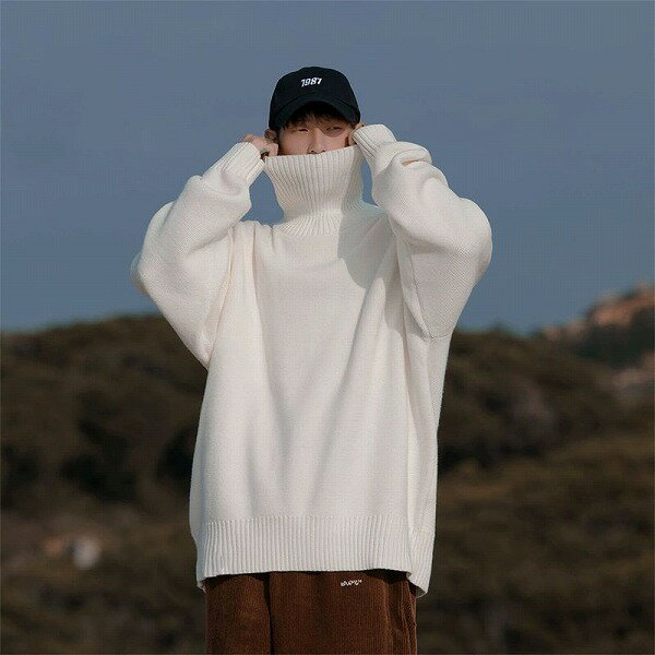 メンズ・コート・アウター・気質・ニット・セーター・トップス・M〜XXL 2色