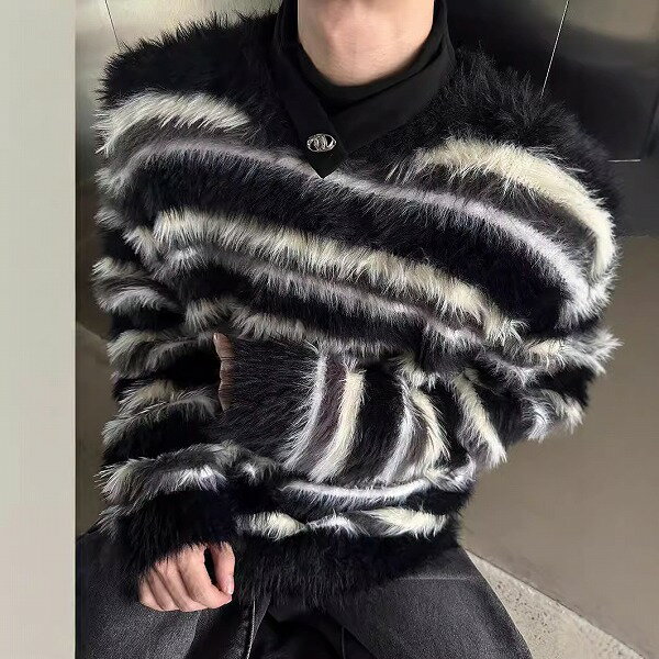 メンズ・コート・アウター・気質・ニット・セーター・トップス・M〜XXXL 2色