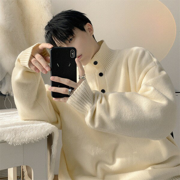 メンズ・コート・アウター・気質・ニット・セーター・トップス・M〜XXL 3色