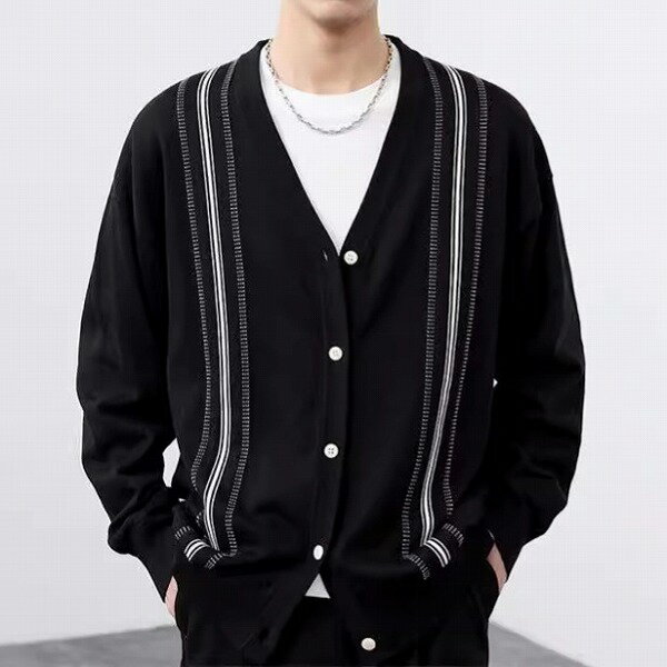 秋と冬・メンズ・コート・アウター・気質・ニット・セーター・トップス・M〜3XL 2色