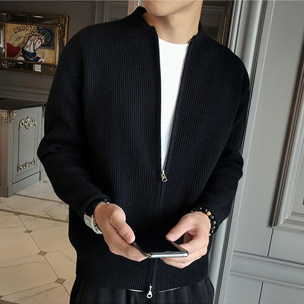 秋と冬・メンズ・コート・アウター・気質・ニット・セーター・トップス・M〜XXXL 3色