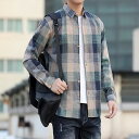 メンズ・シャツ・ブラウス・秋のコート・気質・長袖・トップス・M〜3XL 2色