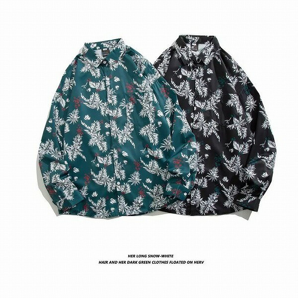 メンズ・シャツ・ブラウス・秋のコート・気質・長袖・トップス・M〜3XL 2色