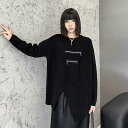 個性派ゆったり不規則ニットトップス レディース通学通勤新作