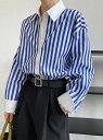 新作ファッションオシャレ切替シャツレディース 通勤通学 秋
