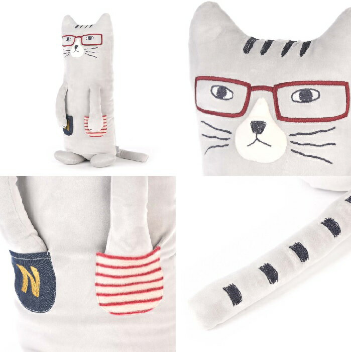 クスグルジャパン ねこまるけ ネコザワさん 癒し系 パフ モチ ネコ ねこ 猫 雑貨 グッズ 新生活 インテリア 猫部 進級 進学 卒業 入学 就職 お祝い お礼 こどもの日 母の日 敬老の日 誕生日 記念品 贈答品 クリスマス プレゼント ギフト 22-5722 (ca538)